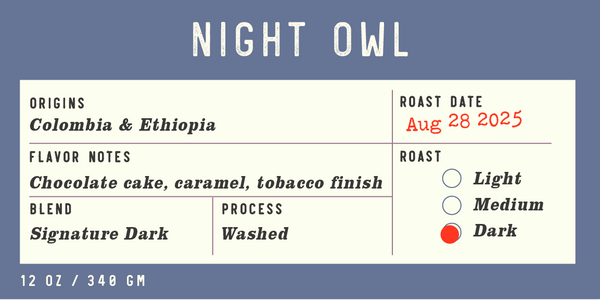Night Owl | Dark Blend - Quills Coffee