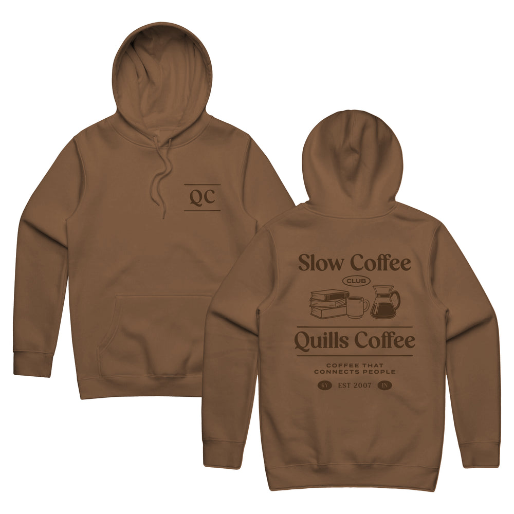 Quill's Slow Coffee Hoodie (Saddle) - Quills Coffee