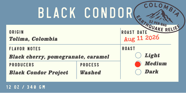 Colombia Earthquake Relief | Black Condor