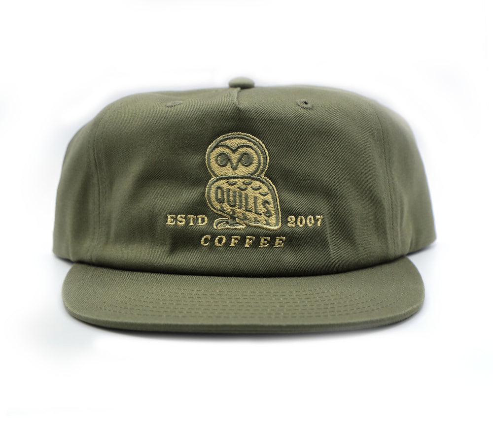 Owl Embroidered Hat - Quills Coffee