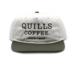 Two-tone Embroidered Hat - Quills Coffee