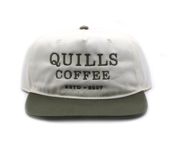 Two-tone Embroidered Hat - Quills Coffee