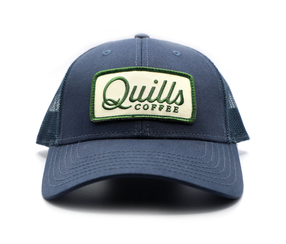 Quill's Patch Hat (Petrol Blue) - Quills Coffee