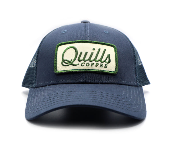 Quill's Patch Hat (Petrol Blue) - Quills Coffee